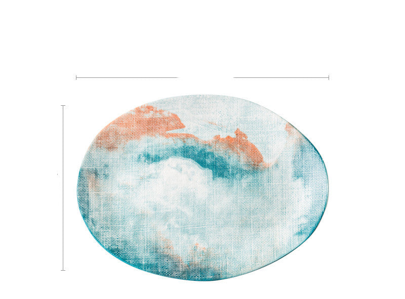 style: D - Ceramic Tableware Nordic Dishes, Dishes