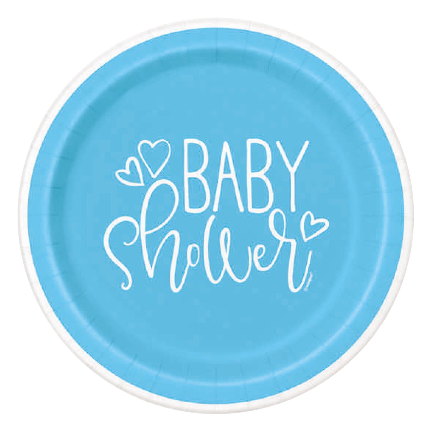 Color: Blue, style: 9inch disk 8PCS - NiceParty Birthday Party Suit Baby Shower Decoration Baby Boy Baby Girl Suit