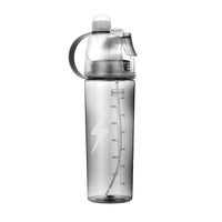 Color: Gray, capacity: 400ML - Creative Children'S Sports Bottle Spray Cooling Plastic Cup