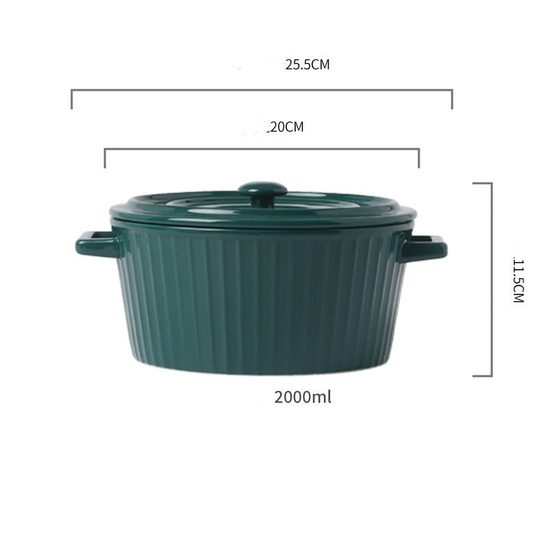 Color: A16A - Instant Noodle Bowl Can Be Microwave-heated Household Ceramics
