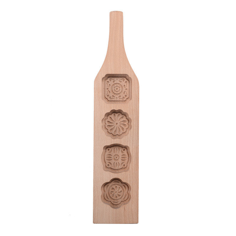 style: D - Moon Cake Mold Wooden Pastry Mold Baking Tool For Making Mung Bean Cake Ice Skin Fondant Cake Mold Chocolate Mold Cake Decors
