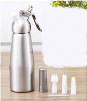 Color: Aluminum, Capacity size: 1000ml - Molecular Gastronomy Siphon Bottle Foaming Agent