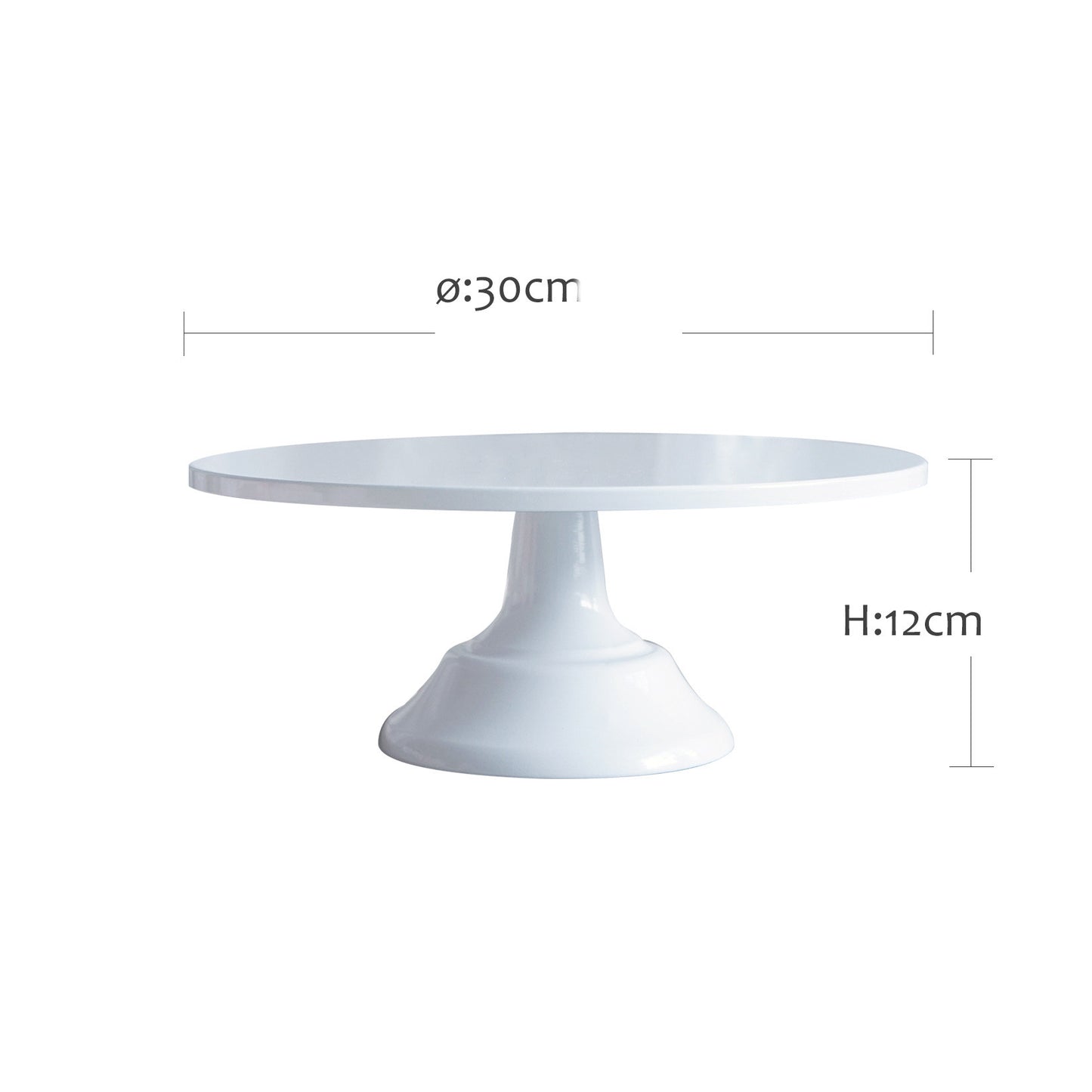 Color: White - 10-inch Cake Tray Wedding Props Dessert Table Golden Cake Stand