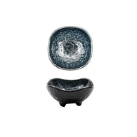 Color: Light blue - Hand-painted Color Glaze Seasoning Dish, Side Dish, Snack Dish