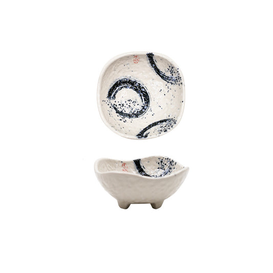 Color: Chinese style - Hand-painted Color Glaze Seasoning Dish, Side Dish, Snack Dish