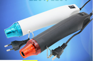 Color: Black, Model: 220v-Round insert, style:  - Electric Soft Hot Air Blower