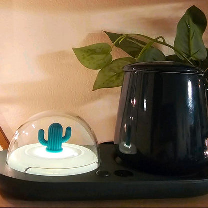 Multicolor Aromatherapy Night Lamp, Pad, Cup/Bowl Warmer. Keep Coffee, Tea, Drinks and Soup Warm - Office & Home Decoration - Essential Oils Diffuser Cool Humidifier