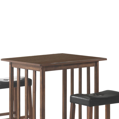 Coaster Company 3-Piece Table Set, Nut Brown