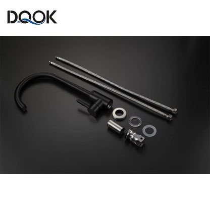 Black Kitchen Faucets Stainless Steel Kitchen Mixer Single Handle Single Hole Kitchen Faucet Brushed Nickle Mixer Sink Tap