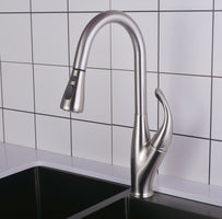 Specifications: Brushed, Series: With Inlet Pipe - Kitchen Hot And Cold Pull Faucet