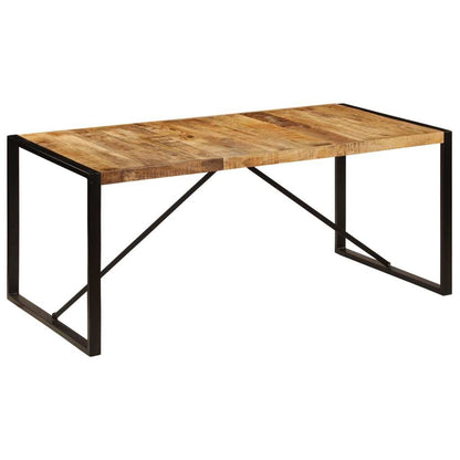 Dining Table 70.9"x35.4"x29.5" Solid Mango Wood