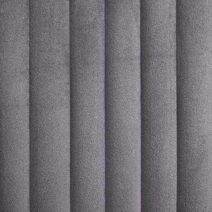 Dining Chairs 2 pcs Gray Velvet