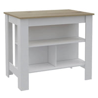 TUHOME Cala Multi-Color Engineered Wood Kitchen Island