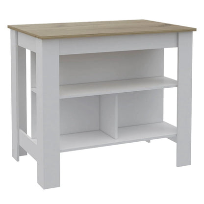 TUHOME Cala Multi-Color Engineered Wood Kitchen Island