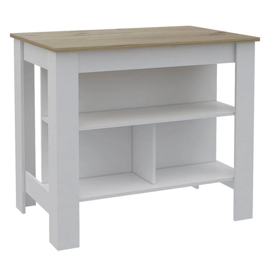 TUHOME Cala Multi-Color Engineered Wood Kitchen Island