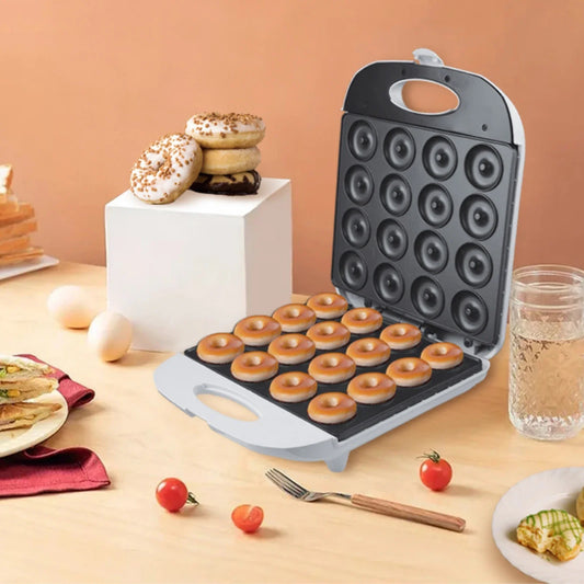 110-220V Donut Maker Non Stick Coating Kitchen Donut Maker 16 Holes Electric Baking Machine for Breakfast Bread Bakeware Sets