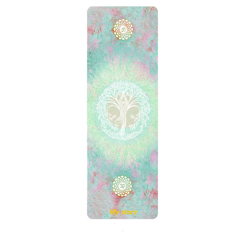 Natural rubber yoga mat professional fitness mat