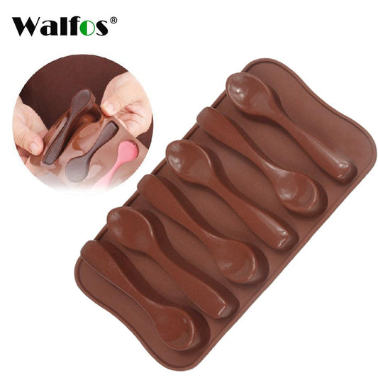 style: A - Spoon shape Silicone chocolates mold