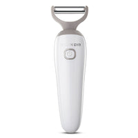 Effortlessly Peel and Shred with our Electric Peeling Knife - Stainless Steel, 5w, 3.7V, 1500mAh Battery, White, 21*6cm - Includes Paring Knife - Perfect for Shredding and Dicing