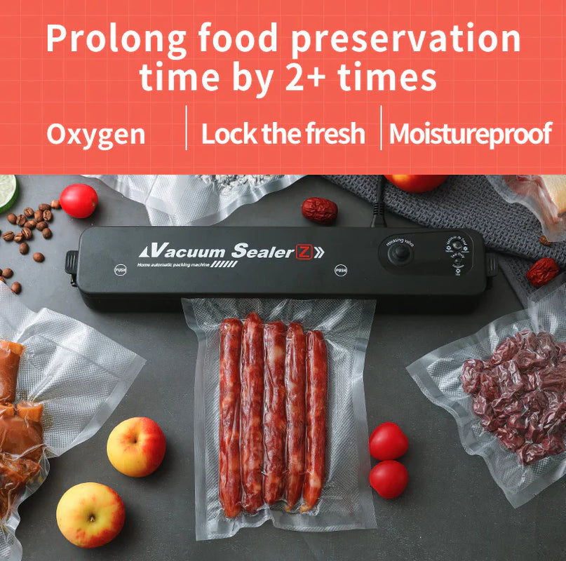 Level Up Your Food Storage Game with Our Automatic Vacuum Sealer and Seal Bags! 🍴✨