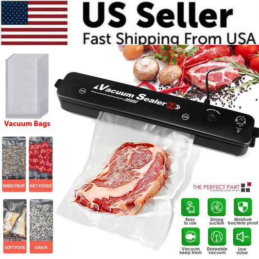 Level Up Your Food Storage Game with Our Automatic Vacuum Sealer and Seal Bags! 🍴✨