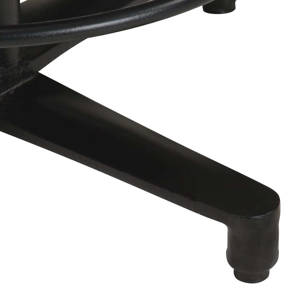 Bar Stools 2 pcs 26" Real Leather