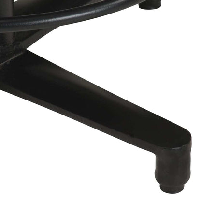 Bar Stools 2 pcs 26" Real Leather