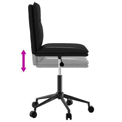 Dining Chairs 2 pcs Black Faux Leather