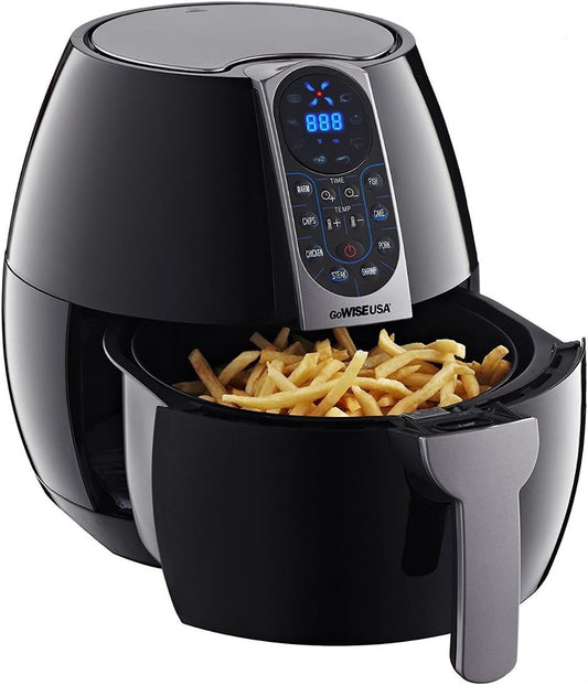 Upgrade your cooking game with the 3.7-Quart Black Programmable Air Fryer! 🍟✨ Enjoy 8 delicious presets for perfectly fried favorites! #AirFryer #HealthyCooking