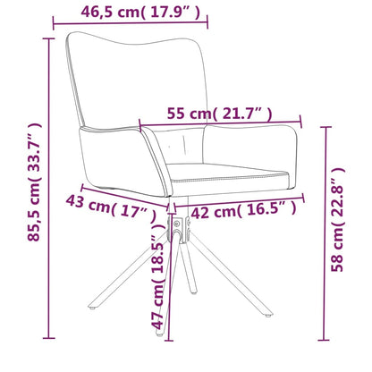Swivel Dining Chairs 2 pcs Black Velvet