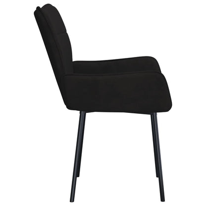 Dining Chairs 2 pcs Black Velvet