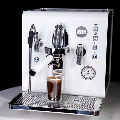 Tz Cube Original Sales Stainless Steel Dual Pressure Gauge Commercial Espresso Coffee Machine