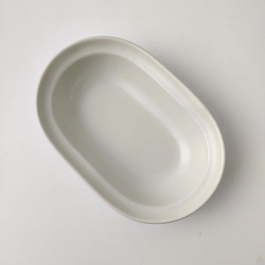Color: 7inch oval rice white bowl - The Same Thick-Sided Bowl Home Japanese-style Nordic Single Creative Personality Fruit Salad Bowl Yogurt