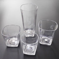 Style: 350 ML - Yongkang bar KTV acrylic beer cup small wine cup four square water cup whisky cup wine cup wholesale