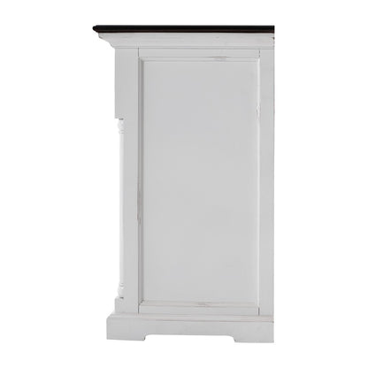 Modern Farm Brown And White Two Door Buffet Server