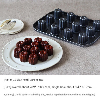 Authentic new doughnut cartoon bear 6 even chocolate cake baking tray home baking tools