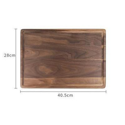 Black Walnut Wood Cutting Board Creative Whole Tray Fruit Chopping Cutting Board Wood Chopping Blocks for Kitchen Knives round Woodcutting Boards