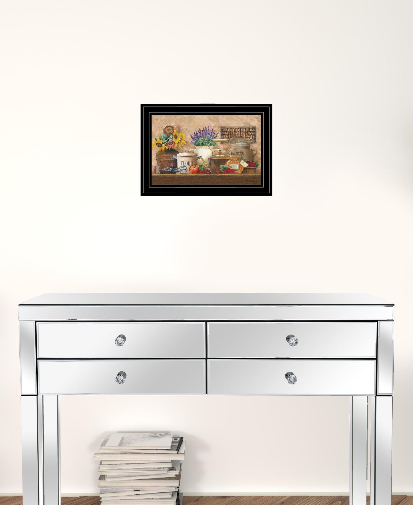 Antique Kitchen 2 Black Framed Print Kitchen Wall Art