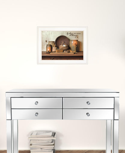 By Grace 2 White Framed Print Kitchen Wall Art