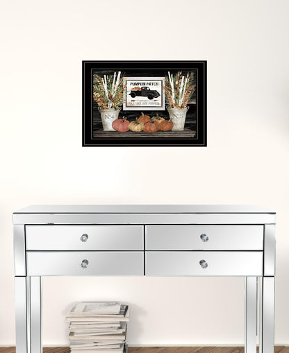 Set Of Two Harvest Moon 2 Black Framed Print Kitchen Wall Art