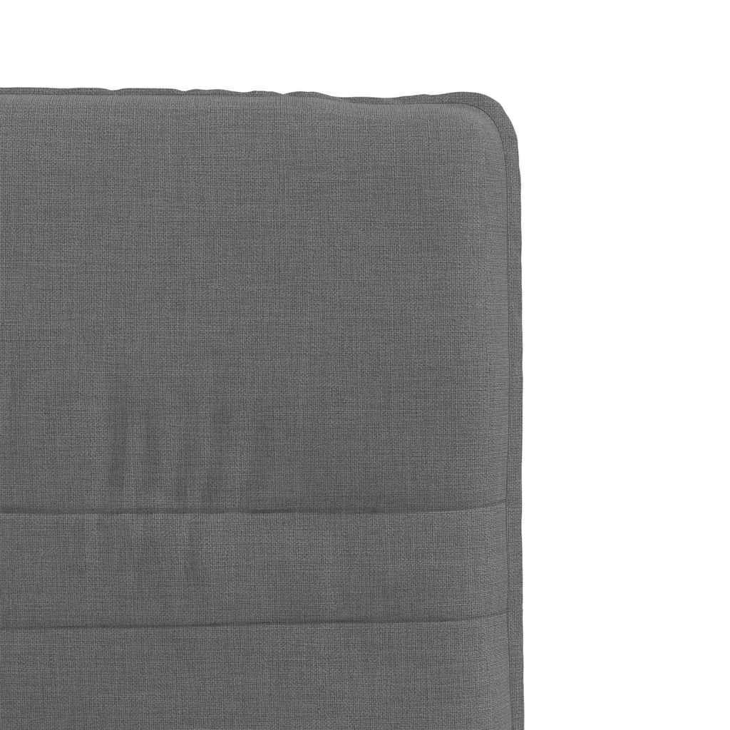 Dining Chairs 2 pcs Dark Gray Fabric