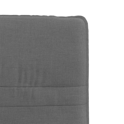Dining Chairs 2 pcs Dark Gray Fabric