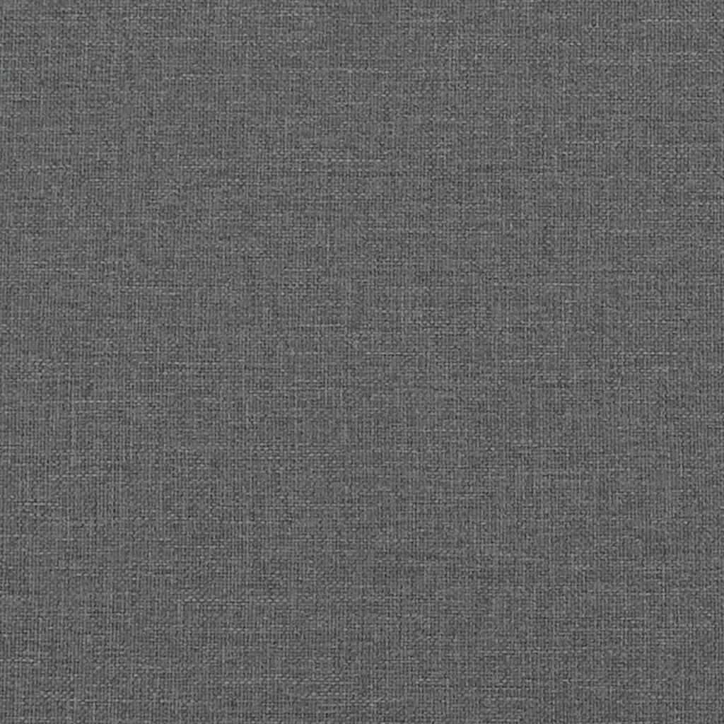 Dining Chairs 2 pcs Dark Gray Fabric