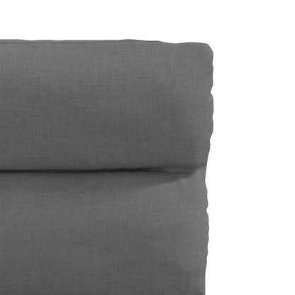 Dining Chairs 2 pcs Dark Gray Fabric