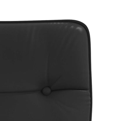 Dining Chair Black Faux Leather