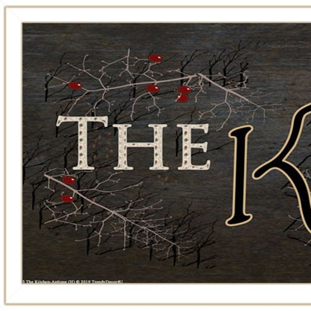 Kitchen is the Heart of the Home 11 White Framed Print Kitchen Wall Art