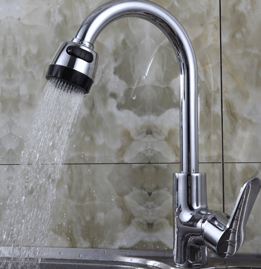 Color: Black - Faucet filter foamer splash