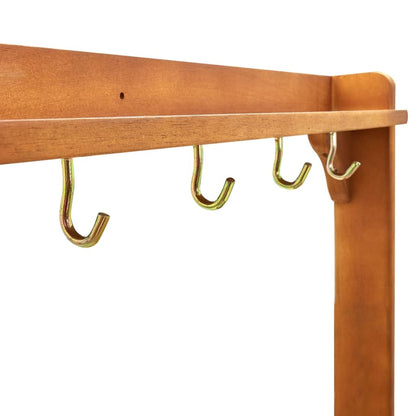 Garden Kitchen Trolley Solid Acacia Wood 36.2"x17.1"x55.7