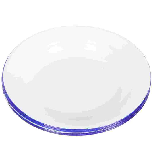 4 Pcs Enamel Plate Vintage Decor Outdoor Dinnerware Retro Style Plates Fruits Storage Trays Household Holder Round