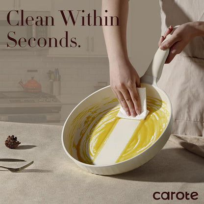 CAROTE 12-Piece Nonstick Cookware Set - Healthy, PFOS & PFOA Free for All Your Culinary Needs